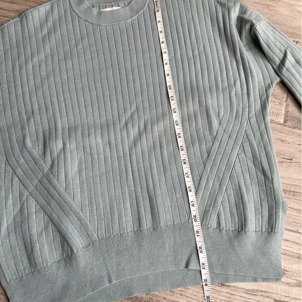 NWT Abercrombie & Fitch Soft Collection Sweater Ribbed Stretchy Long Sleeve SZ L - Picture 12 of 15